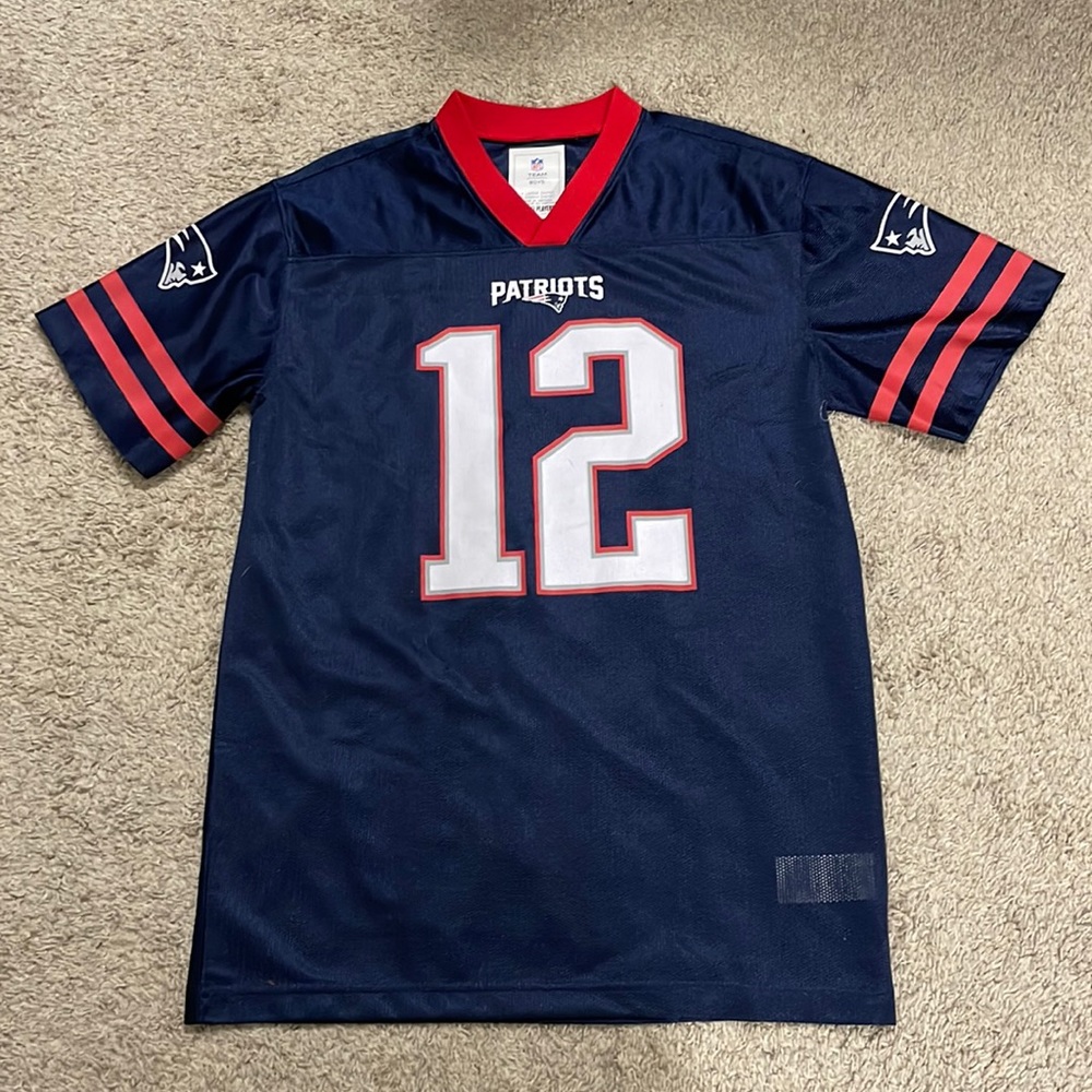NFL Patriots Kids Jersey - Navy and Red